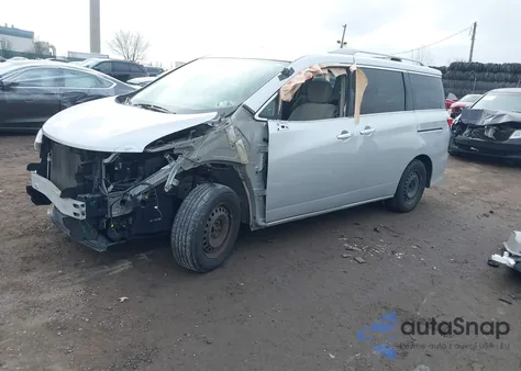 2012 Nissan Quest S from USA, damaged, VIN JN8AE2KP1C9048221
